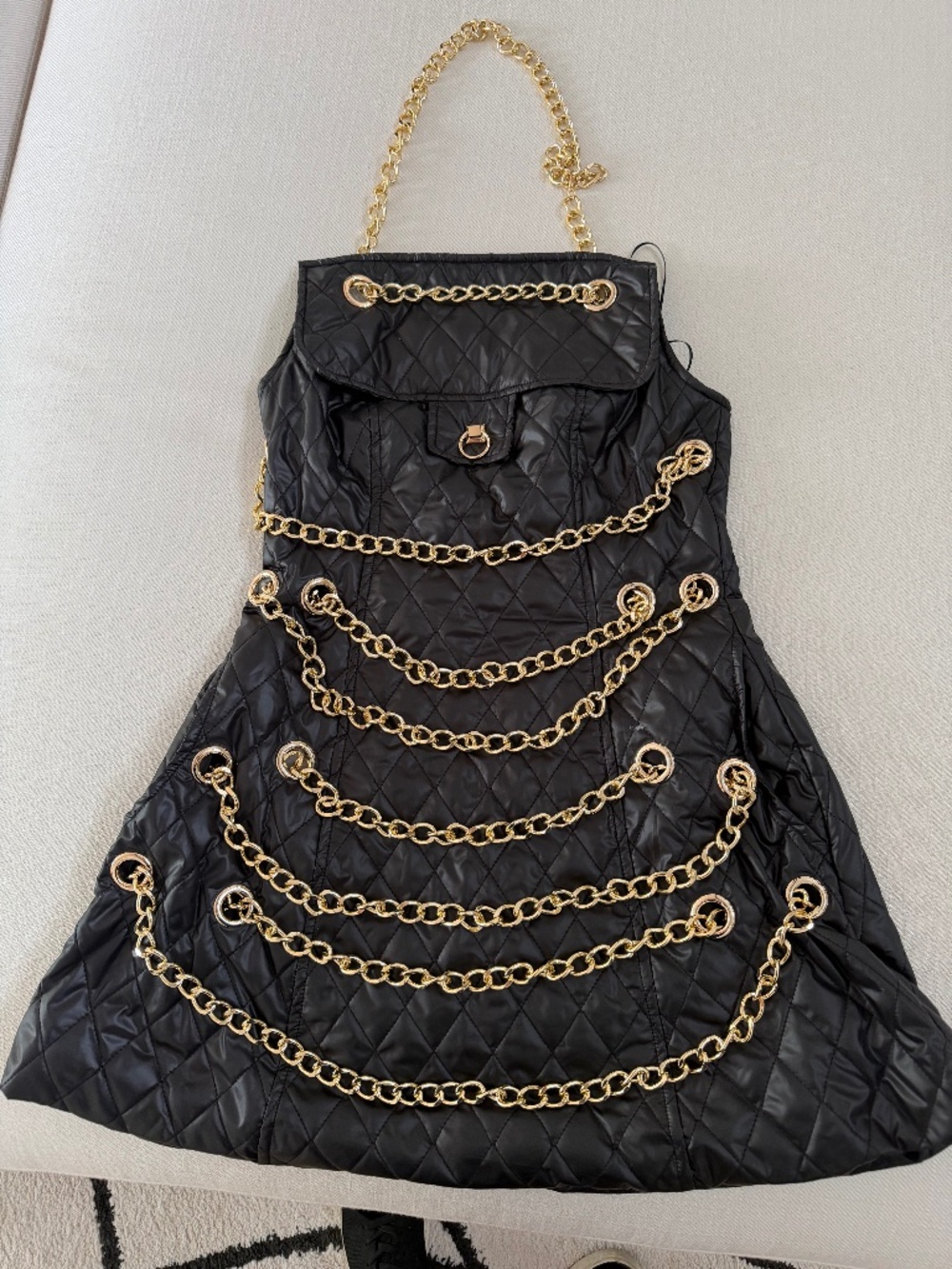 Black and Gold Unique dress